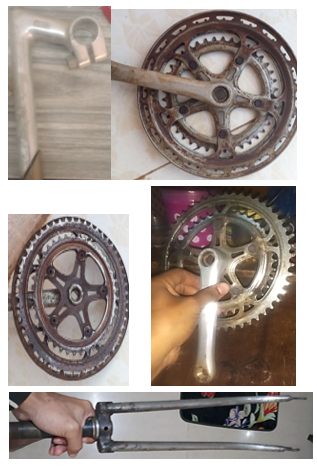 parts which were removed and retained 